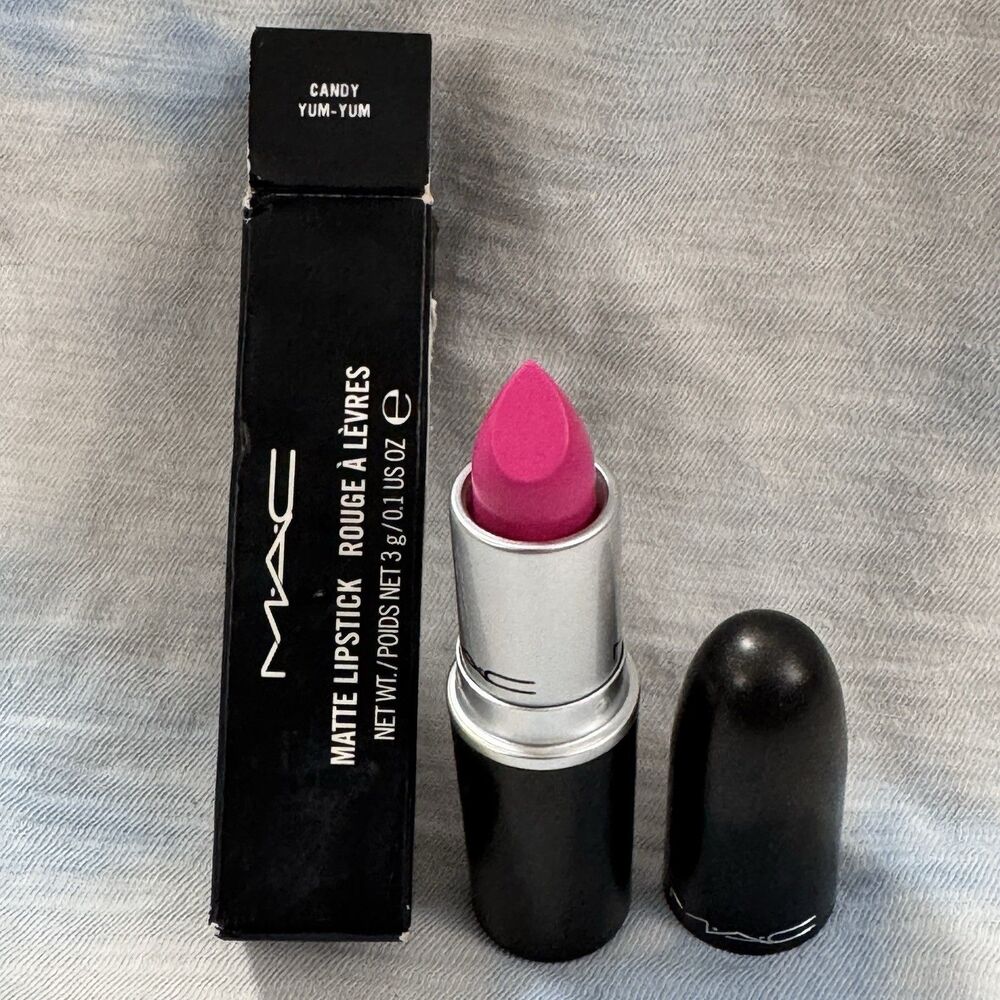 MAC Matte Lipstick - Candy Yum-Yum - Original Discontinued - Full Size - NIB